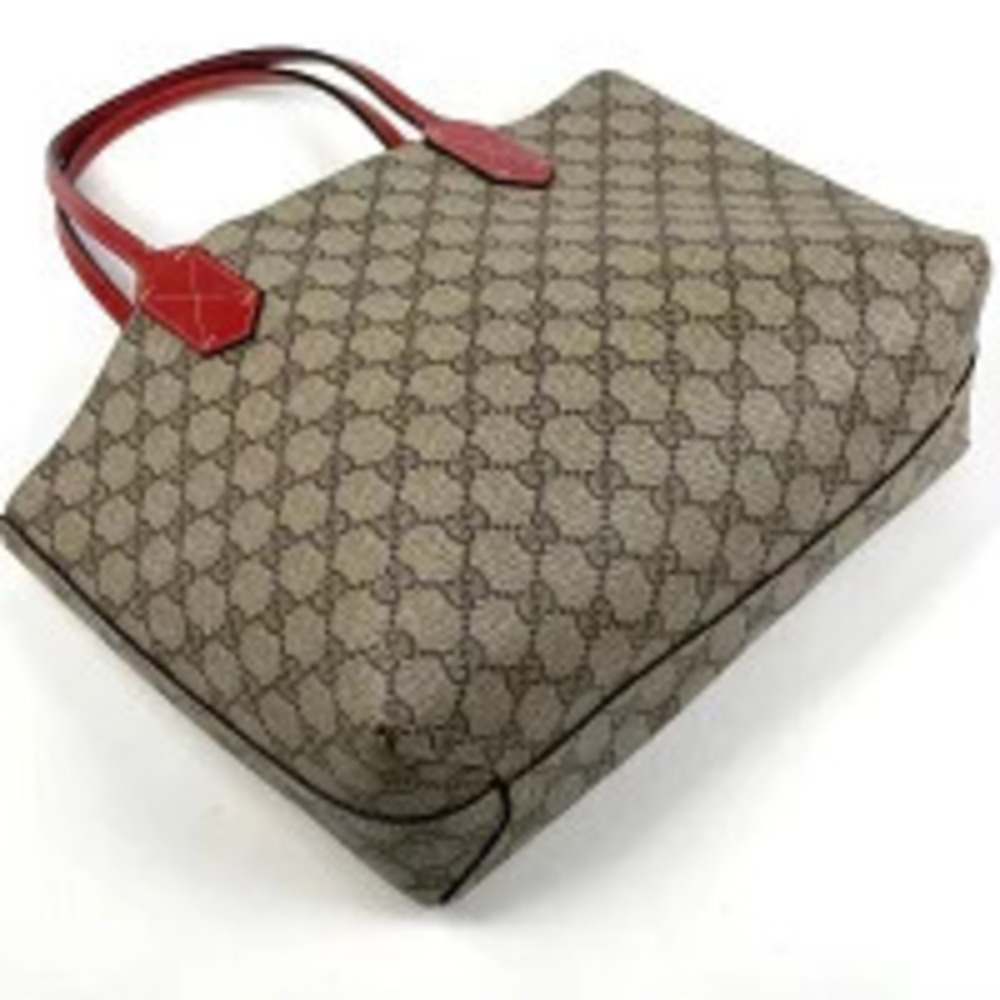 Gucci Tote GG Canvas Reversible Handbag Beige Bag